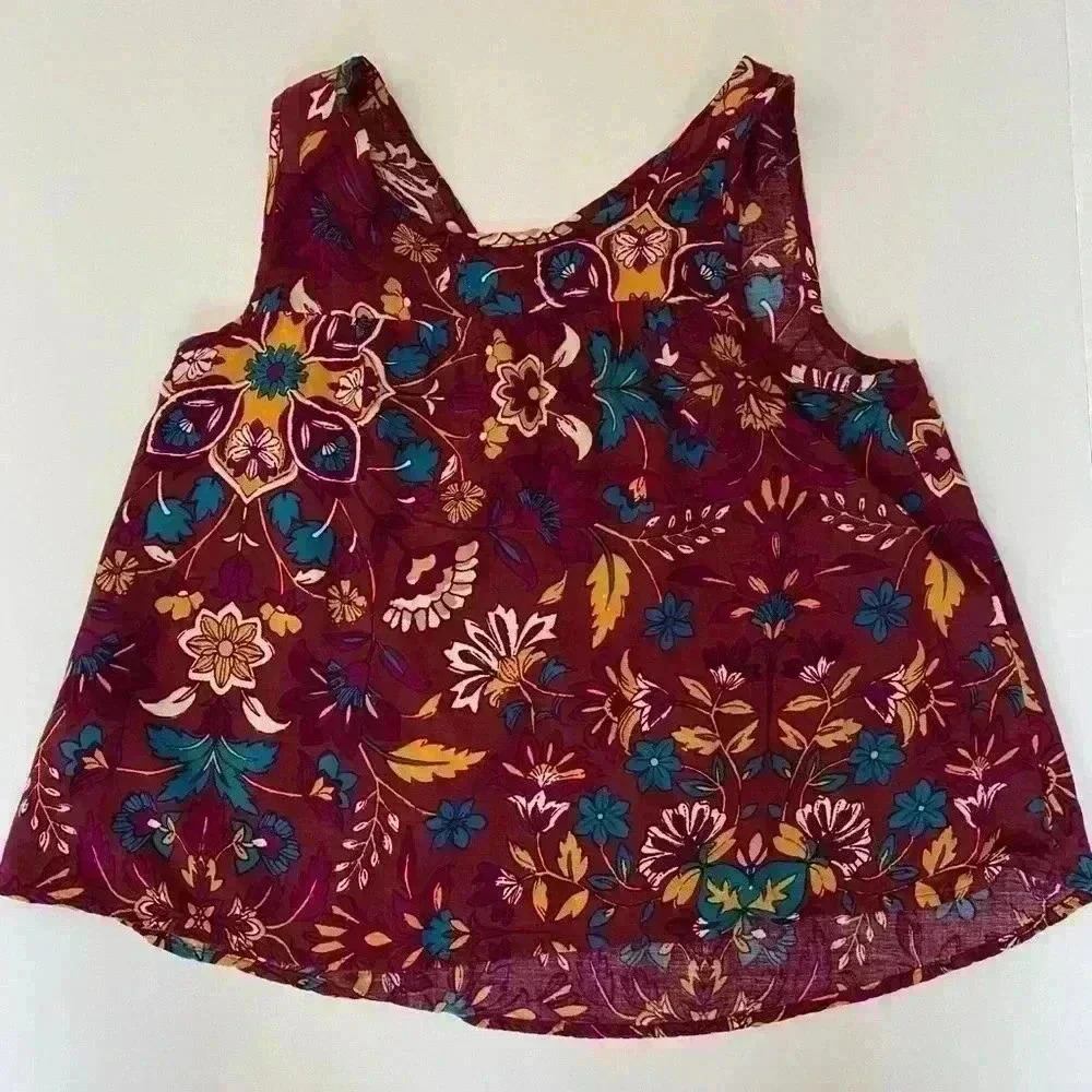 Old Navy Floral Tank - Picture 4 of 6